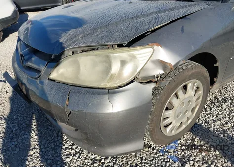 2005 Honda Civic Lx from USA, damaged, VIN 2HGES16655H529790